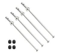 Axle Drive Shaft 1Set RC Steel Metal Front Rear Drive Shaft CVD Driveshaft For ARRMA 1/7 For FIRETEAM For TALION RC Car Accessories CV Kit(Silver)