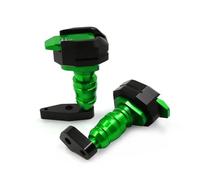 axle fork sliders For KAWASAKI For NINJA650 ER-6N ER6N ER 6N 2012-2016 ER-6F ER6F Frame Sliders Falling Protection Fairing Guard Crash Pad Protector(Green 3)