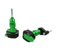 axle fork sliders Motorcycle Falling Protection Frame Slider Fairing Guard Anti Crash Pad Protector For YAMAHA YZFR6 YZF-R6 YZF R6 2006-2016(Green 1)
