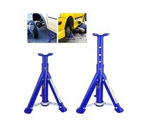 Axle Jack Stand, 2 Pcs Jack Stands Heavy Duty Trolley Jack 4 Adjustable Height 3 Ton Jack Stands for Car Van, Lift Car Axle Jack Stands for Car Stand Lifting