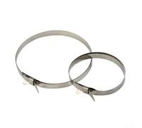 Axle Joint Boot Clamp Kit 20 Pcs Stainless Steel Crimp Clamps for CV Joints Front Rear Left Right Auto For ATV Replacement with Small and Large Bands