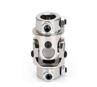 Axle Kit Universal U Joint 83Mm(3-1/4") 3/4" DD X 3/4" DD Nickel Plating Single Steering Shaft Working Angle 35 Degree