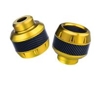 Axle Sliders Motorcycle Frame Slider Aluminum Front Fork Cup Falling Crush Protector Carbon Fiber for Motorbike for Scooter