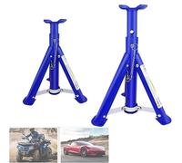 Axle Stand, Pair Of 3 Ton Car Jack Ratchet Heavy Duty Repairing Tool, Caravan Support Stands, Garage Workshop Safety Jack Stands, Steel Lift Tool, Adjustable Jack Stand Lifting Stand, 4 Height Adjust