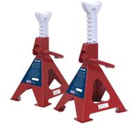 Axle Stands (Pair) 6tonne Capacity per Stand Ratchet Type - Sealey VS2006 New
