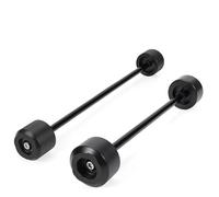 Axle Wheel Slider Compatible With For Ninja650 For EX650 2017-2025 Motorcycle Front Rear Wheel Axle Fork Anti-collision Sliding Bumper Protection Device(Front Back)
