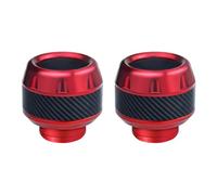 Axle Wheel Slider Compatible With Universal Motorcycles Falling Protector Explosion-proof Front Fork Cups Sliders Crash(Red)