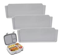 Axlksia 3 Pcs Silicone Lunch Box Dividers Compatible with Bentgo Fresh, Modern & Pop Models, Replacement Bento Box Dividers for Bentgo Adult LunchBox