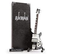 Axman Bruce Foxton - Miniature Guitar Replica - Music Gifts - Handmade Ornamental 1/4 Scale - Includes a Display Box, Name Tag and Miniature Guitar Stand