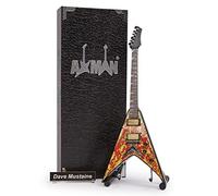 Axman Dave Mustaine Holy Grail - Miniature Guitar Replica - Music Gifts - Handmade Ornamental 1/4 Scale - Includes a Display Box, Name Tag and Miniature Guitar Stand
