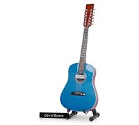 Axman David B Miniature Guitar Replica - Music Gifts - Handmade Ornamental 1/4 Scale - Display Box, Name Tag and Miniature Guitar Stand Included