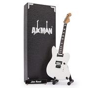 Axman Jim Root Miniature Guitar Replica - Music Gifts - Handmade Ornamental 1/4 Scale - Includes a Display Box, Name Tag and Miniature Guitar Stand