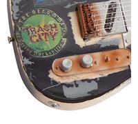Axman Joe Strummer 1966 : Miniature Guitar Replica - Music Gifts - Handmade Ornamental 1/4 Scale - Includes a Display Box, Name Tag and Miniature Guitar Stand