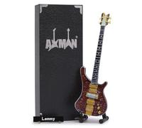Axman Lemmy - Miniature Guitar Replica - Music Gifts - Handmade Ornamental 1/4 Scale - Includes a Display Box