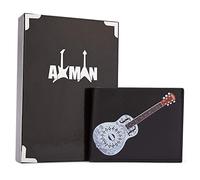Axman Mark Knopfler Wallet with Plectrum Holder | Vegan Leather | Original Artwork | Gift Box | Mens Music Wallet