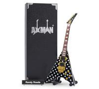 Axman Randy Rhoads (Quiet Riot) Miniature Guitar Replica - Music Gifts - Handmade Ornamental 1/4 Scale - Includes a Display Box, Name Tag and Miniature Guitar Stand