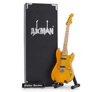 Axman Walter Becker (Steely Dan): Sadowsky Custom - Miniature Guitar Replica - Music Gifts - Handmade Ornamental 1/4 Scale - Includes a Display Box, Name Tag and Miniature Guitar Stand