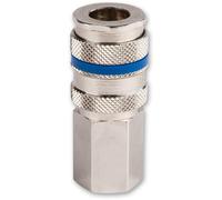 Axminster Quick Release Airline Fitting 1/4" BSPT Female to Euro Female
