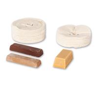 Axminster Woodturning Polishing Set for Twist & Fix Adaptor & Mop Arbor