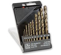 Axminster Workshop 10 Piece Cobalt/HSS Drill Bit Set
