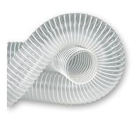 Axminster Workshop Clear Reinforced PVC Hose - 100mm x 5m