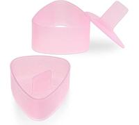 AXNKDH 2 Pcs Triangle Onigiri Mould Set, Pink Reusable Plastic Sushi Press Mold with Spatula, Non-Stick Rice Ball Maker for Home Kitchen DIY Japanese Food Making