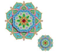AXNSATRE Acrylic DIY Dual-Layer 360 Rotating Diamond Magnet Mandalas