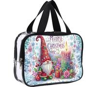 AXNSATRE Diamond Painting Coin Purse Pouch DIY Diamond Art Clutch Change Holder Wallet Change Purse 5D Diamond Art Bags for Adults Women Craft (Fashion Makeup Bag with Gnome)