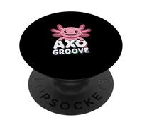 Axo Groove - Cute Axolotl Kawaii Design PopSockets Adhesive PopGrip