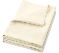 AXOBOG 2 pcs Yellow Chamois Leather Cloth - Soft Shammy for Cars, Rapid Drying, and Mirrors/Windows/Kitchen Use