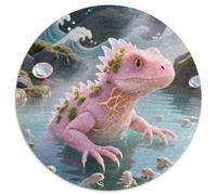 Axolotl 1000 Piece Jigsaw Puzzle For Adults Challenging Game Stress Relief Puzzle Cultivate The Spirit of Teamwork for Family Decorations 1000pcs (67.5x67.5cm)