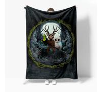 Axolotl 99 Nights In The Forest Blanket Boys Funny 99 Nights In The Forest Throws Blanket - Soft Lightweight Plush Cozy (M,2XL: 60in x 87in)