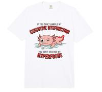 Axolotl ADHD Executive Dysfunction Hyperfocus Comfort Colors Adult Heavyweight T-Shirt