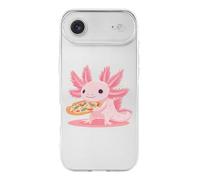 Axolotl And Pizza Funny Case Compatible with iPhone 17 17 Air 17 Pro 17 Pro Max Protective Phone Cover