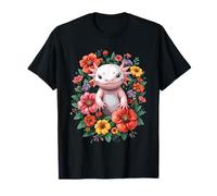 Axolotl Aquatic Creature Flower Friends Pet T-Shirt
