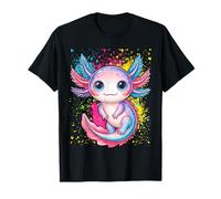 Axolotl Beautiful Colorful Art Kawai Love Axolotls T-Shirt