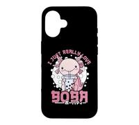 Axolotl Boba Tea Kawaii Bubble Tea Axolotl Anime Neko Case for iPhone 16