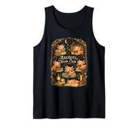 Axolotl Book Club Cozy Vintage Reader Art Amphibia Tank Top