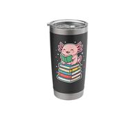 Axolotl Books Readsalotl Reading Bookworm Stainless Steel Insulated Tumbler