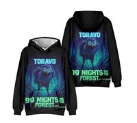 Axolotl Boys 99 Nights In The Forest 3D Figure Hoodie Kids 99 Nights In The Forest Character Group Hoody (C,2-3years)