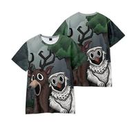 Axolotl Boys 99 Nights in The Forest 3D Figure Printed T-Shirt for Fans Gift Boys 99 Nights in The Forest Sweatshirt (G,9-10years)