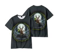Axolotl Boys 99 Nights in The Forest 3D Figure Printed T-Shirt for Fans Gift Boys 99 Nights in The Forest Sweatshirt (O,2-3years)
