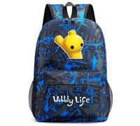 Axolotl Boys Wobbly Life Backpack Kids Wobbly Life Large Capacity Laptop Backpack Travel Backpacks (Pattern,1pcs)