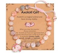 Axolotl Bracelet Gifts for Girls Women, Axolotl Stuff Birthday Decorations Christmas Valentines Jewelry Gifts for Daughter Granddaughter Niece Teen Teenage Kids Ages 9 10 11 12 13 Year Old