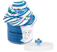 Axolotl Butter Slime, Non Sticky,Stress Relief,Scented and Stretchy Clay Sludge Toy,Birthday Gifts,DIY Slime Party Favor,Goodie Bag Stuffers Gift for Kids (7oz 200ML)