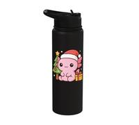 Axolotl Christmas Cute Stainless Steel Insulated Water Bottle