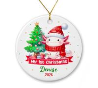 Axolotl Christmas Tree Hanging Ornament Decorative Christmas Decorations Funny Xmas Pendant For New Years Party Wedding