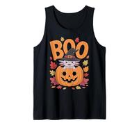 Axolotl Costume on Pumpkin Halloween Axolotl Tank Top