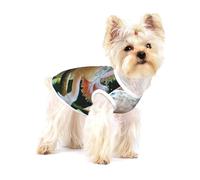 Axolotl,Cotton Sleeveless Pet T-Shirt Soft Stretchy Puppy Breathable Vest,M