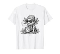 Axolotl Cute Autumn Pumpkin Spice Latte Beanie T-Shirt